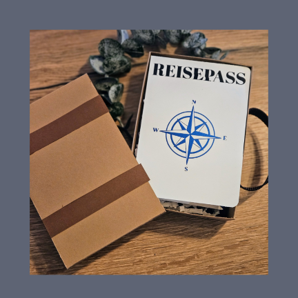 Reisepass - Geschenkgutschein für eine Reise